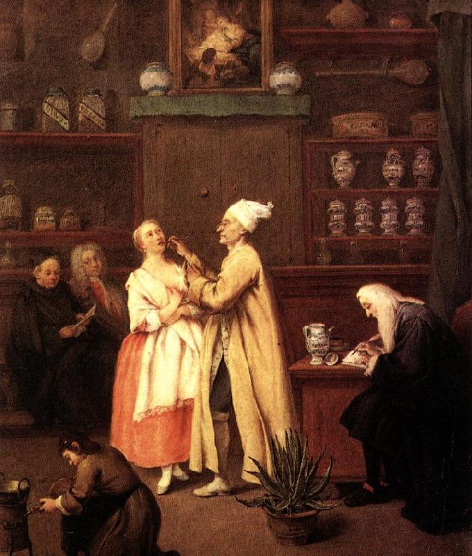 Pietro Longhi The Spice-vendor s shop